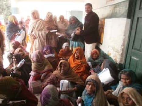 Social worker helped the poor